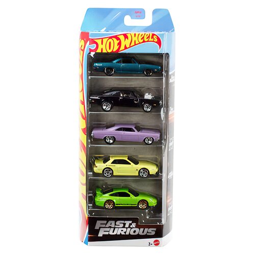 Zestaw pojazdów Hot Wheels Szybcy i wściekli JDR19 (5 szt.)