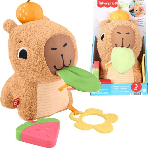 Maskotka FISHER-PRICE + Gryzak HYR54