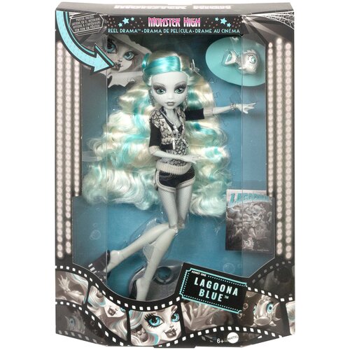 Lalka MONSTER HIGH Reel Drama Straszny Seans Lagoona Blue HKN30