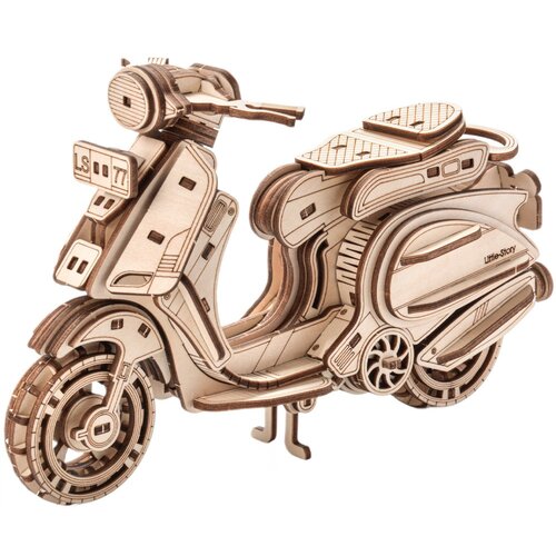 Zabawka drewniana LITTLE STORY Skuter Sting 3D (172 elementy)
