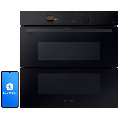 Piekarnik SAMSUNG NV7B6785KAK U2 Dual Cook Flex Elektryczny parowy Czarne szkło A+