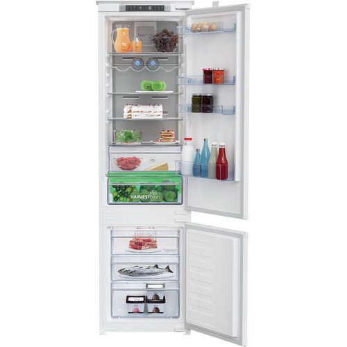 Lodówka BEKO BCNA306E4SN No Frost HarvestFresh MetalWall 193cm