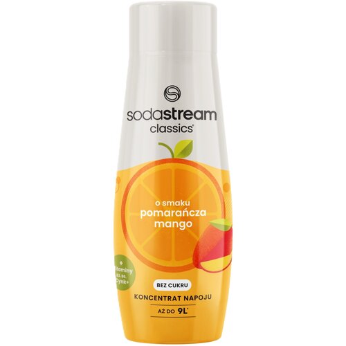 Syrop do saturatorów SODASTREAM Pomarańcza Mango Zero 6 x 440 ml bez cukru