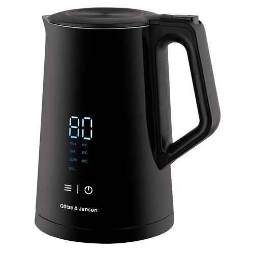 Czajnik GÖTZE & JENSEN KT930K Czarny pojemność 1.5L regulacja temperatury wyświetlacz LED