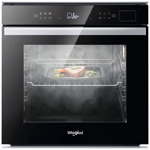 Piekarnik WHIRLPOOL W6 4S2 OS4 P2 BL Elektryczny Czarny A+ Funkcja Pizza