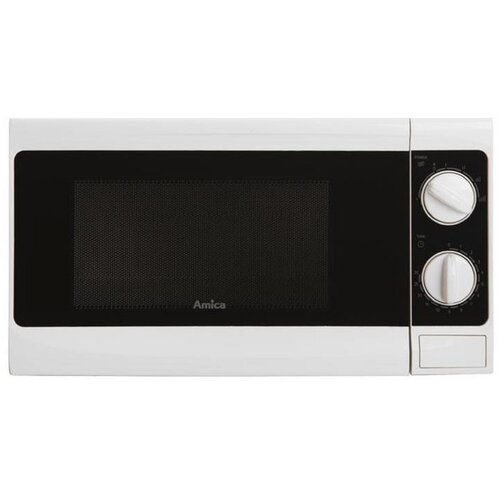 Kuchenka mikrofalowa AMICA AMG20M70V 700W średnica 24.5 cm pojemność 20L MultiWave System Biało-czarny