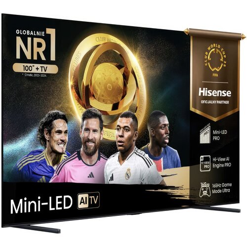 Telewizor HISENSE 100U78Q Pro 100" MINILED 4K 165Hz VRR VIDAA Dolby Vision Dolby Atmos HDMI 2.1