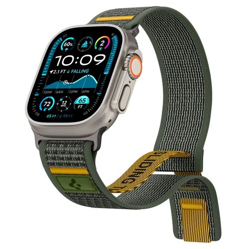 Pasek SPIGEN Athlex Air do Apple Watch 6/7/8/9/10/SE/ULTRA 1/2 (44/45/46/49 mm) Zielony