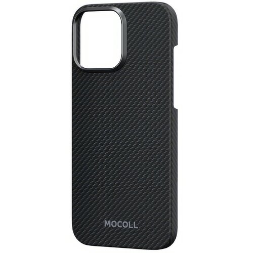 Etui MOCOLL Bulletproof Aramid Fiber Magnetic do Apple iPhone 16 Pro Czarny