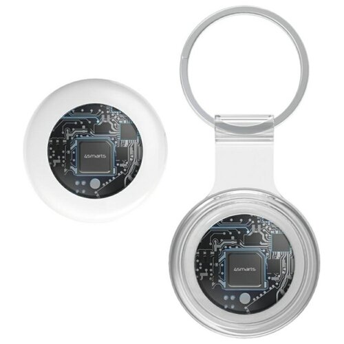 Lokalizator 4SMARTS SkyTag Biały (2 szt.) + Etui (2 szt.)