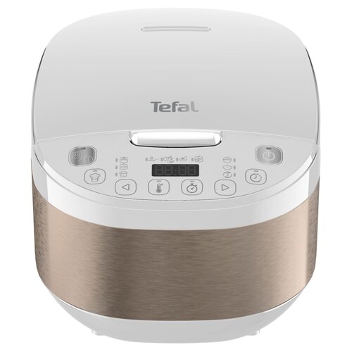 Multicooker TEFAL RK622130 Simply Cook Plus 12 programów z koszem do gotowania na parze i funkcją podtrzymywania temperatury, 4L