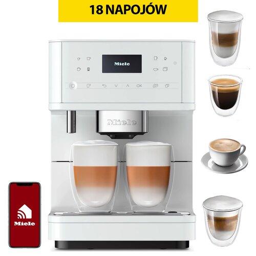 Ekspres MIELE MilkPerfection CM 6160 Biały
