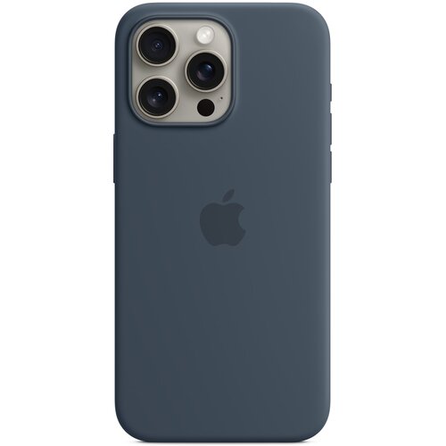 Etui APPLE Silicone Case MagSafe do iPhone 15 Pro Max Sztormowy błękit