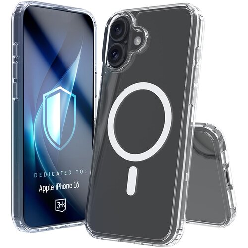 Etui 3MK Armor MagCase do Apple iPhone 16 Przezroczysty