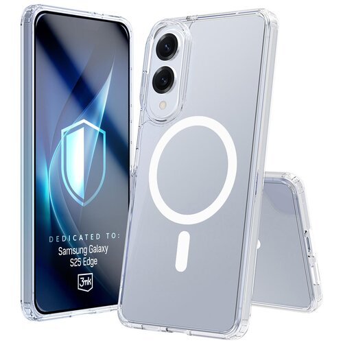 Etui 3MK Armor MagCase do Samsung Galaxy S25 Edge Przezroczysty