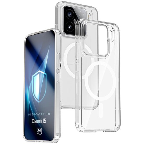 Etui 3MK Armor MagCase do Xiaomi 15 Przezroczysty