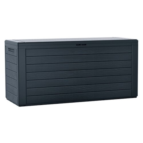 Skrzynia ogrodowa PROSPERPLAST Woodebox MBWL280-S433 280 L Antracytowy