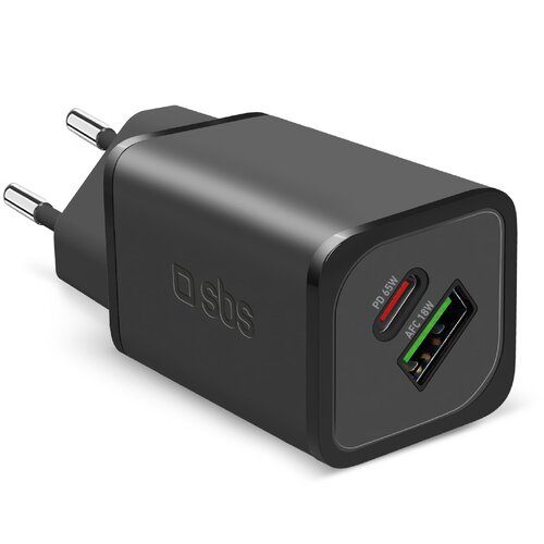 Ładowarka sieciowa SBS Nano GaN 65W Czarny