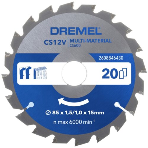 Tarcza do cięcia DREMEL CS600 85 mm