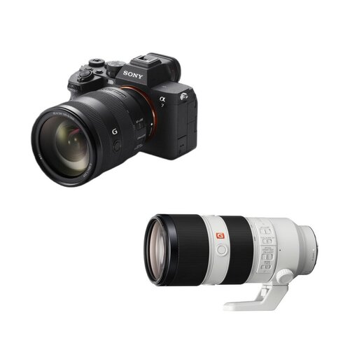 Aparat bezlusterkowy SONY Alpha A7 IV (ILCE-7M4GBDI.EU) + Obiektyw SONY FE 24-105mm F/4.0 G OSS + OBIEKTYW SONY FE 70-200MM F2.8 GM OSS