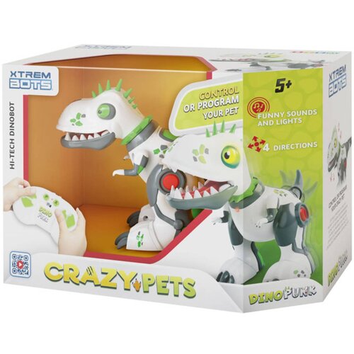 Zabawka interaktywna XTREM BOTS Crazy Pets Dinobot XT3803235