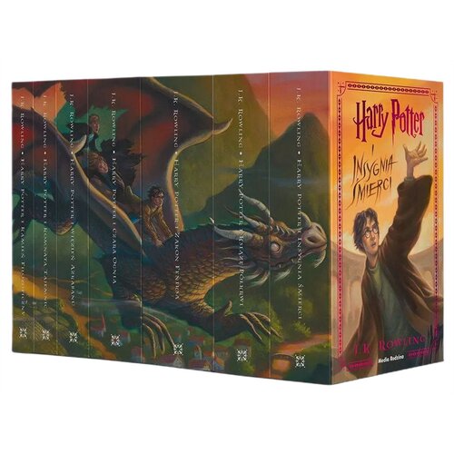 Książka Harry Potter Siedmiopak GrandPré Edycja Jubileuszowa J.K. Rowling (twarda okładka)