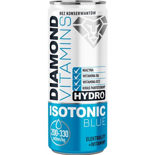 Izotonik DRVITA DIAMOND VITAMINS Hydro Isotonic Blue Wieloowocowy (330 ml)