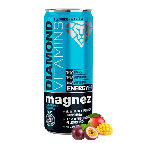 Kompleks witamin i minerałów DRVITA DIAMOND VITAMINS Mango z marakują (250 ml)