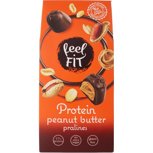 Praliny proteinowe z masłem orzechowym FEEL FIT (66 g)
