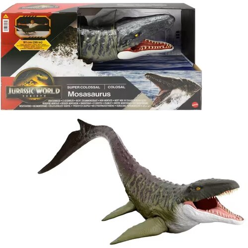 Figurka JURASSIC WORLD Kolosalny Mozazaur JGB51