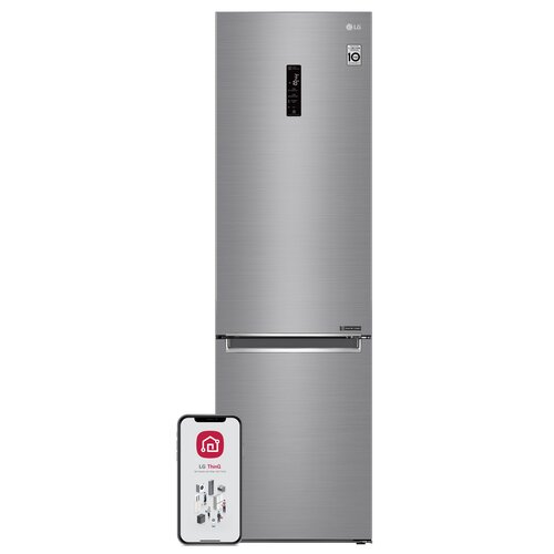 Lodówka LG GBB62PZHMN No Frost 203cm Inox FreshBalancer FreshConverter DoorCooling+