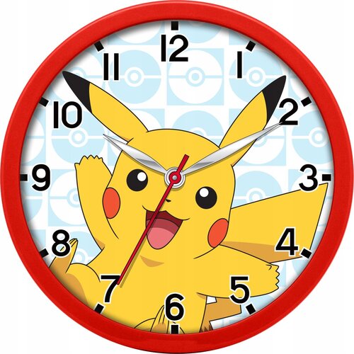 Zegar ścienny KIDS EUROSWAN POK3159 25 cm Pokemon