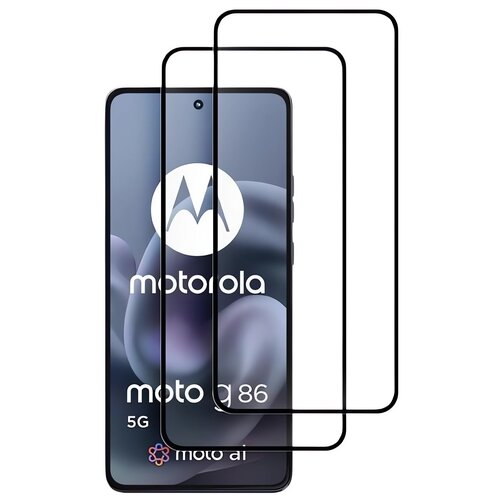 Szkło hartowane TECH-PROTECT Glass Fit+ do Motorola Moto G86 5G/G86 5G Power Czarny (2 szt.)