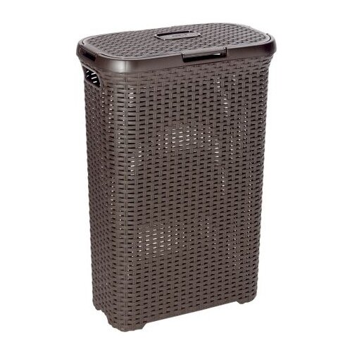 Kosz na pranie CURVER Style 40L Ciemnobrązowy
