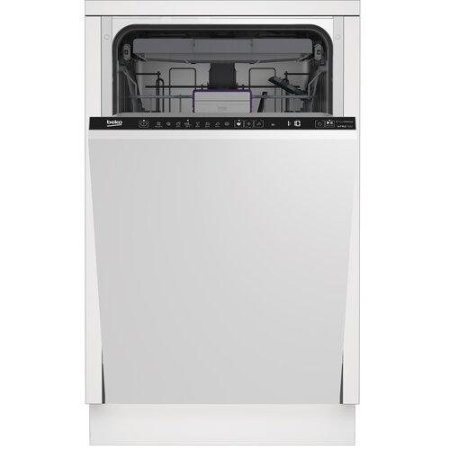 Zmywarka BEKO bPRO500 BDIS38042Q Regulacja koszy, Fast+, GlassShield Autootwieranie drzwi AquaIntense 45cm