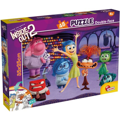 Puzzle LISCIANI Disney W głowie się nie mieści 304-109791 (48 elementów)