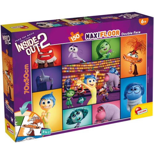 Puzzle LISCIANI Maxi Floor Disney W głowie się nie mieści 304-190814 (150 elementów)