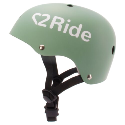 Kask SUN BABY Tracker Love 2 Ride Pistacjowy dla Dzieci z lampką (rozmiar S)