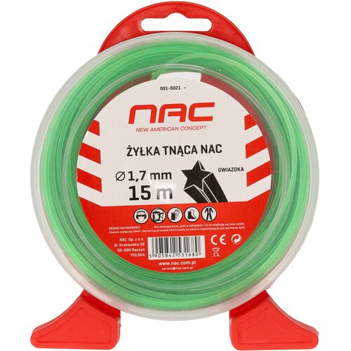Żyłka do kosy i podkaszarki NAC 001-0021