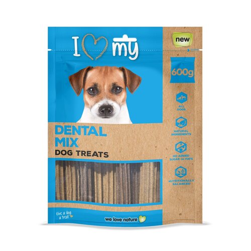Przysmak dla psa I LOVE MY PET Dental Mix 600 g