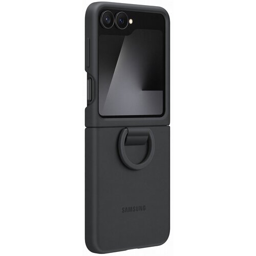 Etui SAMSUNG Silicone Case With Ring do Galaxy Z Flip 7 FE Czarny EF-PF741TBEGWW