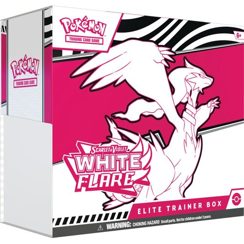 Gra karciana POKEMON TCG Scarlet & Violet White Flare Elite Trainer Box Reshiram 2026986 (1 zestaw)