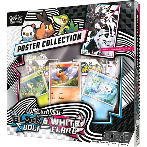 Gra karciana POKEMON TCG Scarlet & Violet White Flare & Black Bolt Unova Poster Collection 2026985 (1 zestaw)