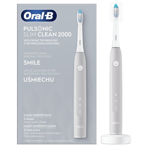 Szczoteczka soniczna ORAL-B Pulsonic Slim Clean 2000 Szary
