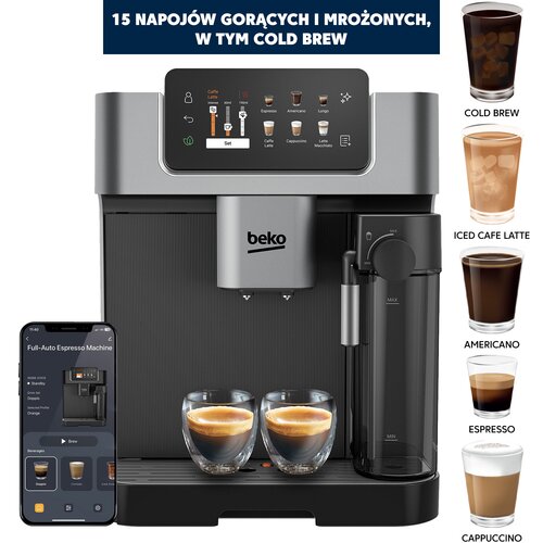 Ekspres BEKO CaffeExperto CEG7348X Kawa mrożona Inox