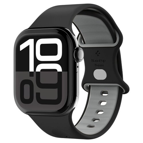 Pasek SPIGEN Nano Pop do Apple Watch 6/7/8/9/10/SE/Ultra 1/2 (44/45/46/49 mm) Czarny