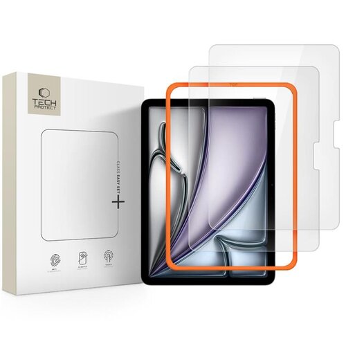 Szkło hartowane TECH-PROTECT Easy Set+ do Apple iPad Air 11 2024/2025 (2 szt.)
