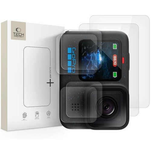 Szkło hartowane TECH-PROTECT Glass Fit+ GoPro Hero 9/10/11/12 (2 szt.)