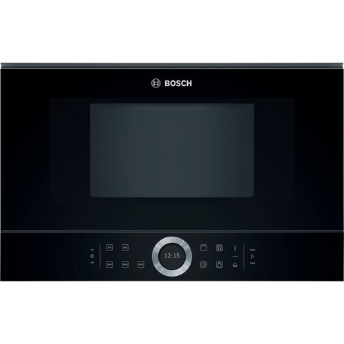 Kuchenka mikrofalowa BOSCH BER634GB1 SERIA 8 900W pojemność 21L Automatyka wagowa Autopilot 10 Czarny
