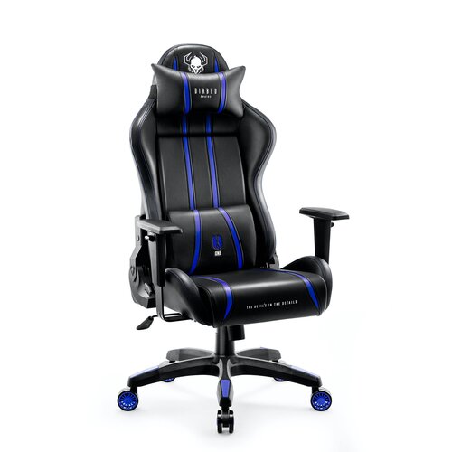 Fotel DIABLO CHAIRS X-One 2.0 Normal Size Czarno-niebieski